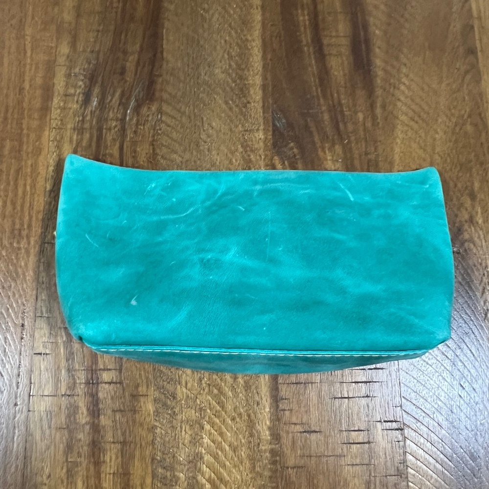 VGUC Portland Leather Goods Reef Classic Large Leather Makeup Bag - Picture 4 of 6